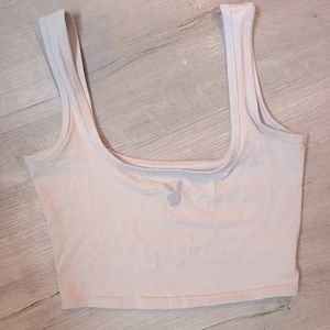 Square neck Playboy tank